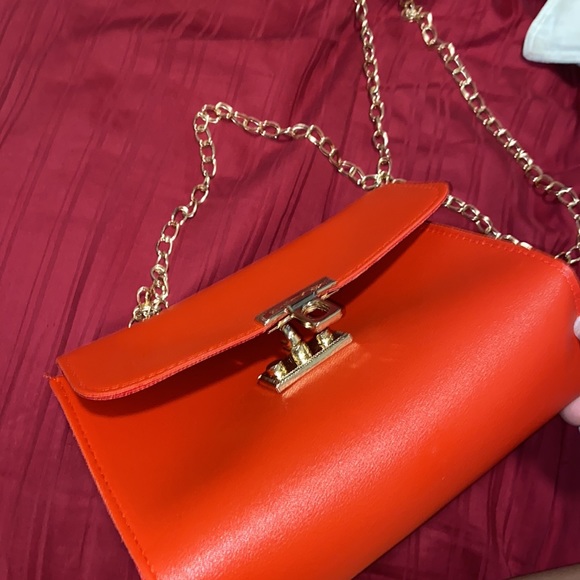 3/$40 Red & Gold Small Crossbody Purse - Picture 5 of 5